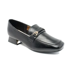 Chaussures Femme Ballerines en Cuir, Couleur Noir / N062-51 / BEL CHOU'S