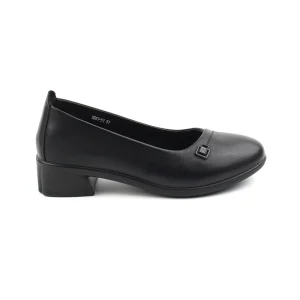 Chaussures Femme Ballerines en Cuir, Couleur Noir / N086-51 / BEL CHOU'S