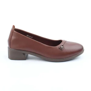 Chaussures Femme Ballerines en Cuir, Couleur Marron / N086-62 / BEL CHOU'S