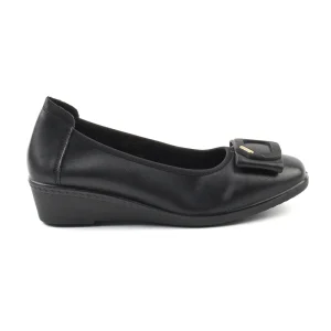 Chaussures Femme Ballerines en Cuir, Couleur Noir / N089-51 / BEL CHOU'S