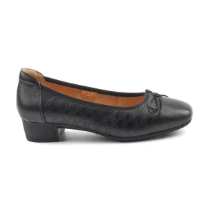 Chaussures Femme Ballerines en Cuir, Couleur Noir / N091-51 / BEL CHOU'S