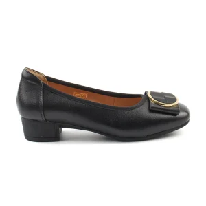 Chaussures Femme Ballerines en Cuir, Couleur Noir / N092-51 / BEL CHOU'S