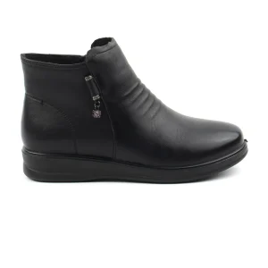 Chaussures Femme Bottines en Cuir, Couleur Noir / N113-51 / BEL CHOU'S
