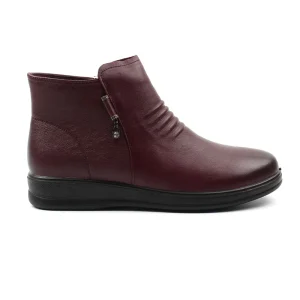 Chaussures Femme Bottines en Cuir, Couleur Bordeaux / N113-73 / BEL CHOU'S