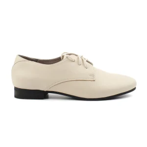 Chaussures Femme Derbies en Cuir, Couleur Blanc / P009-99 / BEL CHOU'S