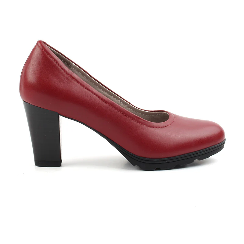 Chaussures Femme Escarpins en Cuir, Couleur Rouge / P010-73 / BEL CHOU&rsquo;S