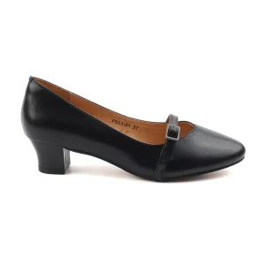 Chaussures Femme Escarpins en Cuir, Couleur Noir / P051-51 / BEL CHOU'S
