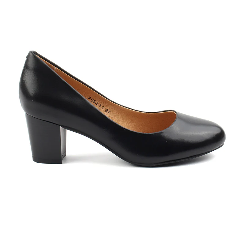 Chaussures Femme Escarpins en Cuir, Couleur Noir / P053-51 / BEL CHOU&rsquo;S