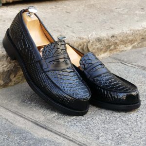 Mocassin Homme Cuir Croco - Nelson II