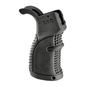 Poignée Pistolet Améliorée avec Revêtement en Caoutchouc FAB Defense AGR-43 pour AR15 / AR10 / M16 / M4 / SR25 / HK416