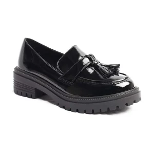 Chaussures Femme Mocassins, Couleur Noir / V058-51 / MINIA