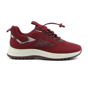 Chaussures Femme Sneakers en Cuir, Couleur Rouge / S001-73 / BEL CHOU'S