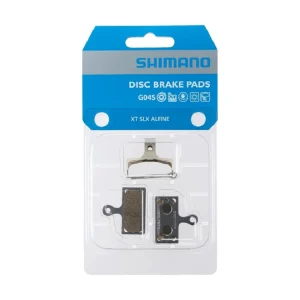Plaquettes frein à disque vélo métallique Shimano G04s