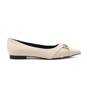 Chaussures Femme Ballerines, Couleur Blanc / V056-99 / MINIA