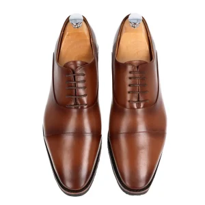 Richelieu homme Cuir Camel - Semelle EVA Confort - David