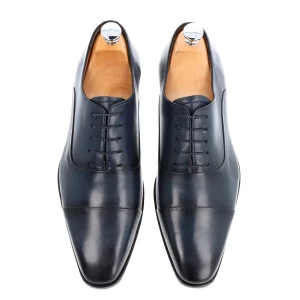 Richelieu homme Cuir Bleu - Franklin