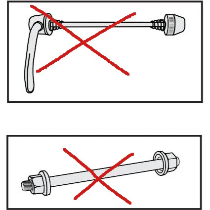 Ballz Axe traversant 12 mm pour remorque Coho CX Burley – Image 5