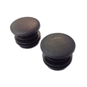 Bouchon de guidon de vélo noir - La paire