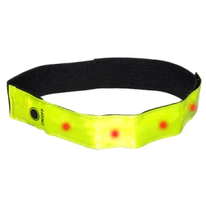 Brassard de sécurité avec LEDs clignotant pour vélo ou jogging