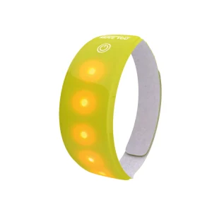 Brassard lumineux de sécurité pour cycliste avec 5 LED rouges Wowow