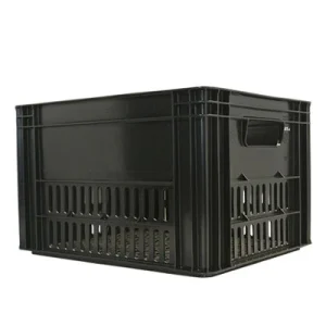 Caisse PVC noir sur porte bagage vélo - Large