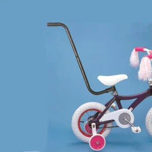 Canne sur tube de selle de vélo enfant