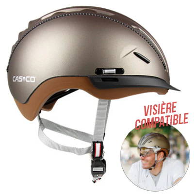 Casque cycliste urbain et VAE Roadster marron Casco