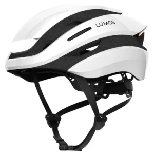 Casque vélo lumineux à clignotants Ultra Lumos blanc