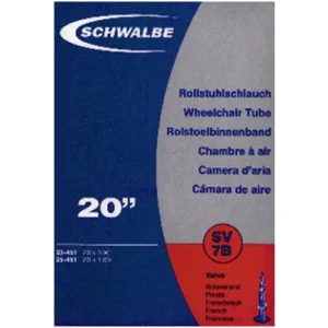 Chambre à air Schwalbe Fauteuil roulant 20 pouces - 451mm