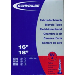 Chambre air vélo 400A 16 x 1 1/8 - 1 3/8 Schwalbe