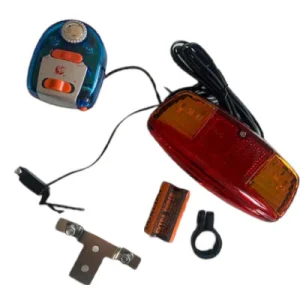 Clignotant feu stop pour vélo avec signal sonore