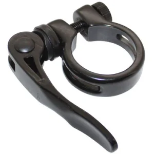 Collier de selle vélo noir à blocage rapide