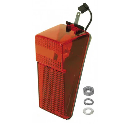 Éclairage arrière ampoule sur garde boue vélo pour dynamo – Image 2