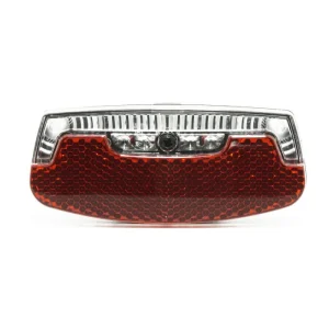 Eclairage arrière et catadioptre sur porte-bagage de vélo Maxxus