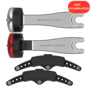 Éclairages vélo sans piles SL220+ SET ReePower Reelight et accumulateur