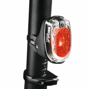 Feu arrière sur tige de selle et haubans Secula Busch and Muller