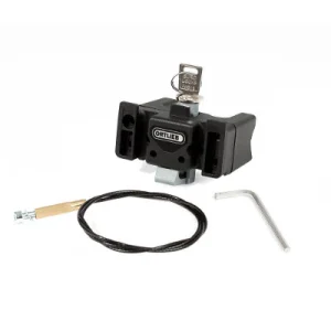 Fixation pour guidon avec serrure Ortlieb