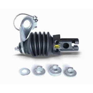 Fixation Weber sur axe pour remorque de vélo