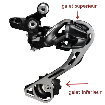 Galets de dérailleur 9/10 vitesses Shimano Deore – Image 3