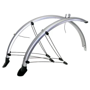 Paire de garde boue pour vélo 26 pouces avec câble électrique - 60 mm