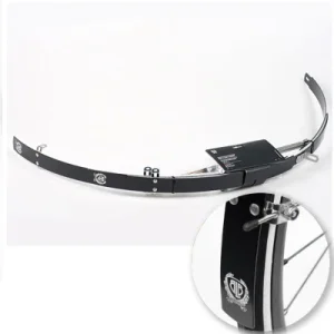 Garde boue noir mat vélo 28 pouces course et ville Classic BLB