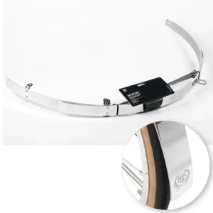 Garde boues argent 28 pouces vélo de course et ville Classic BLB