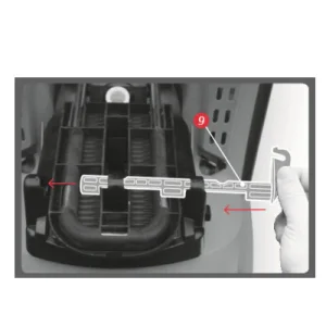 Goupille de verrouillage sous siège enfant Hamax