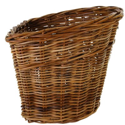 Grand panier sur guidon de vélo en rotin Darcy L Basil – Image 4