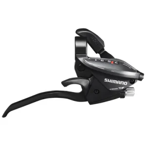 Levier frein et dérailleur 7 vitesses 4 doigts noir Shimano Altus