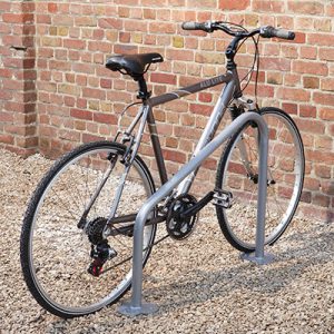 Lot de deux garage-vélo 4 places avec arceaux triangles Mottez