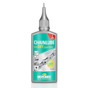 Lubrifiant chaîne vélo pour conditions sèches Motorex 100 ml