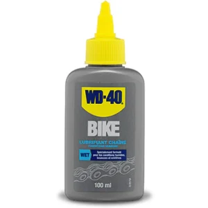 Lubrifiant conditions humides chaîne de vélo WD40