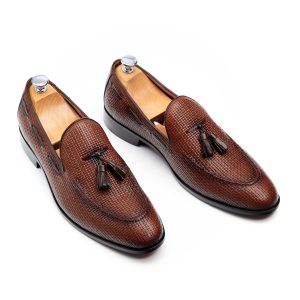 Mocassin Loafer homme Cuir Tressé - Jones