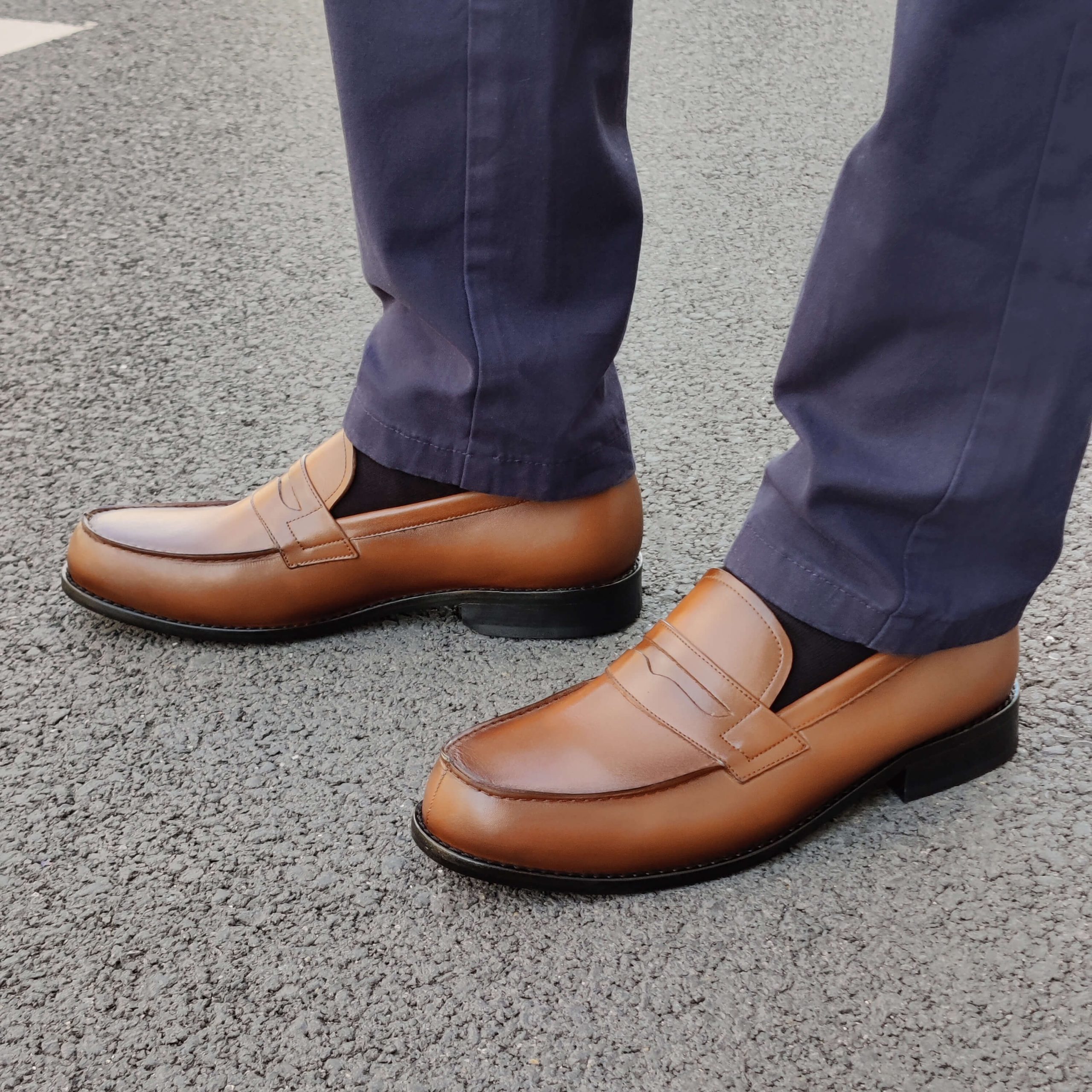 Mocassins Homme Cuir Camel - Nelson – Image 5